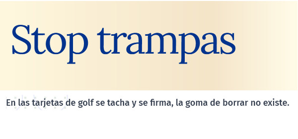 Stop Trampas